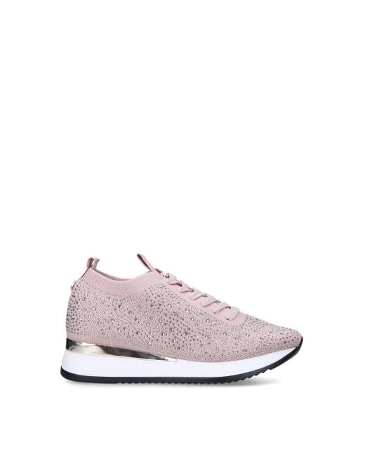 Miss Kg Pink 'katy' Fabric Trainers