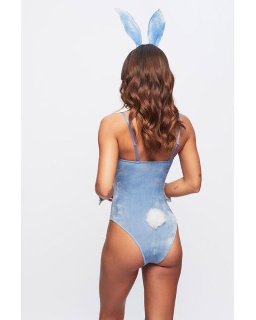 Ann Summers Blue Tuxedo Bunny Outfit