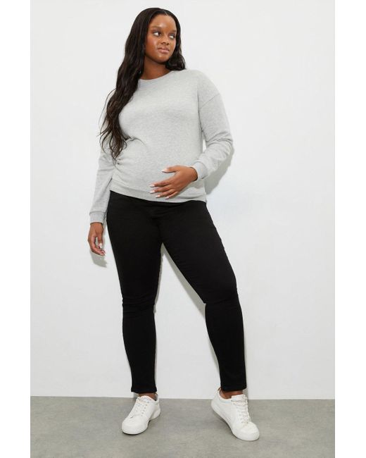 Dorothy Perkins Black Maternity Ellis Underbump Skinny Jeans