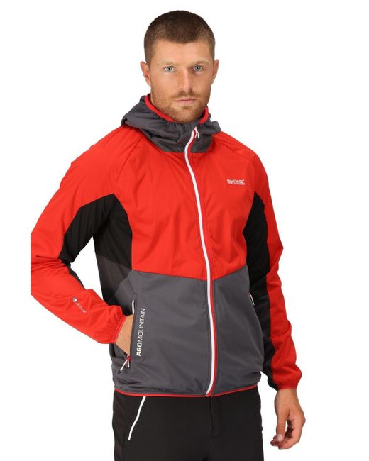 Regatta Red 'tarvos Vi' Softshell Xpt Waterproof Hiking Jacket for men