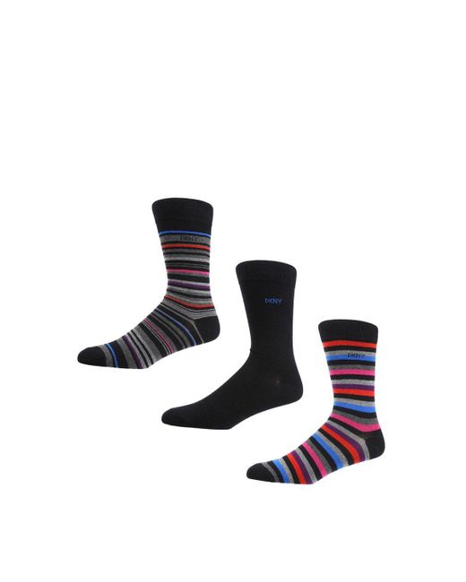 DKNY Blue Mayfair 3 Pack Gift Socks for men