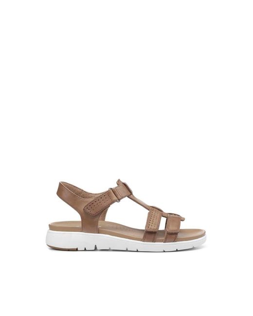 Hotter Natural Wide Fit 'strive' Gladiator Sandals