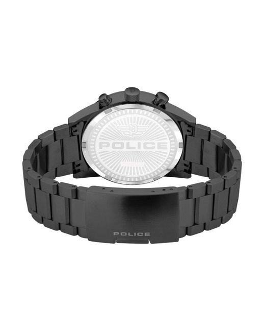 Police Black Stainless Steel Fashion Analogue Quartz Watch - Pol.22031bm for men
