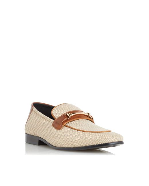 Dune White 'suns' Suede Loafers for men