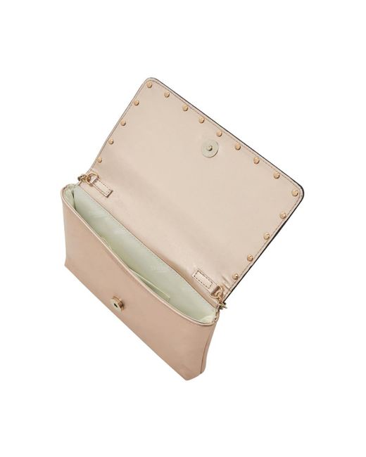 Dune Natural 'borriss' Leather Clutch