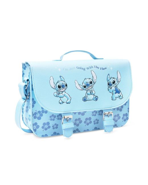 Disney Blue Stitch Satchel Bag