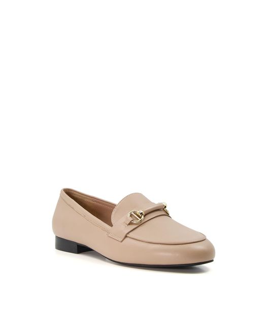 Dune Natural Wide Fit 'grange' Leather Loafers