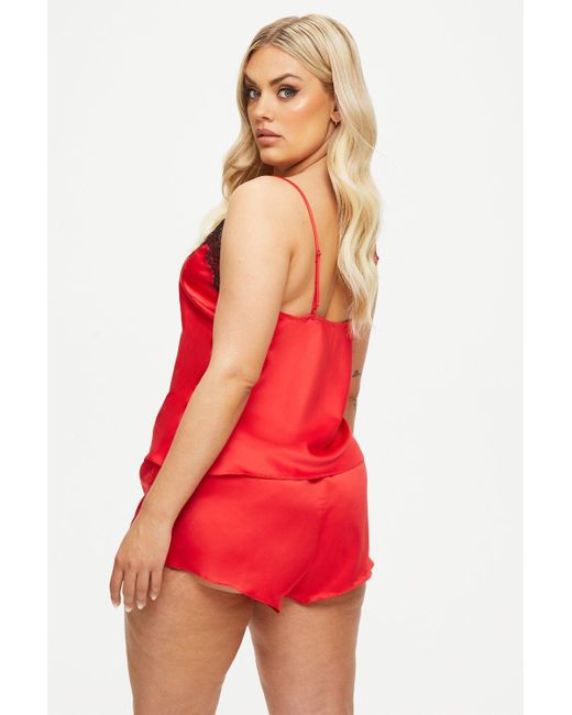 Ann Summers Red Cerise Cami Set