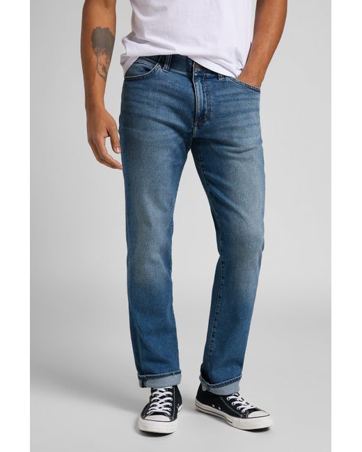 Lee Jeans Blue Straight Fit Xm for men