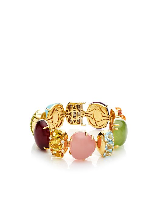 Seaman Schepps Multicolor This One Of A Kind Rio Bracelet in Multi Colored Gems