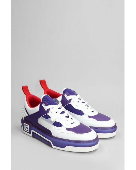 Sneakers Astroloubi in pelle e tessuto Bianco di Christian Louboutin in White da Uomo
