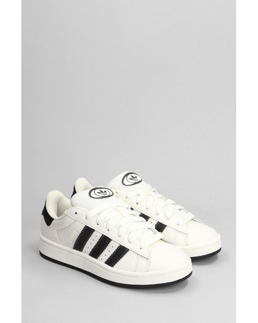Adidas Campus 00s Sneakers In White Leather