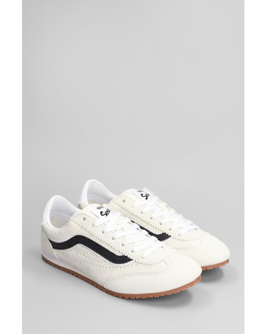 Vans White Super Lowpro Sneakers