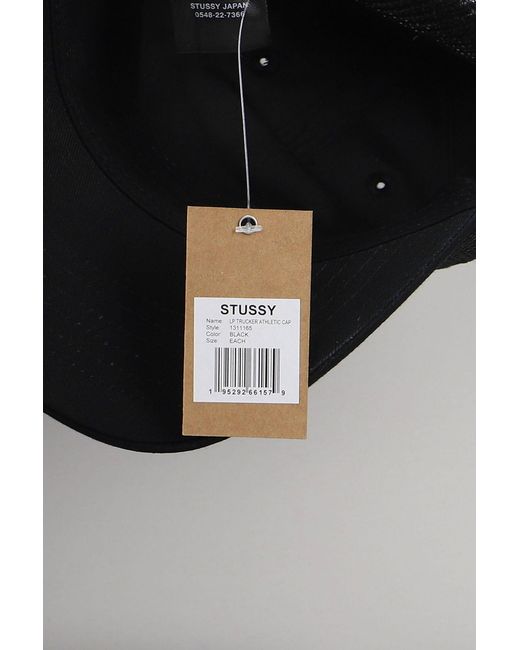 Cappello in Cotone Nero di Stussy in Black da Uomo