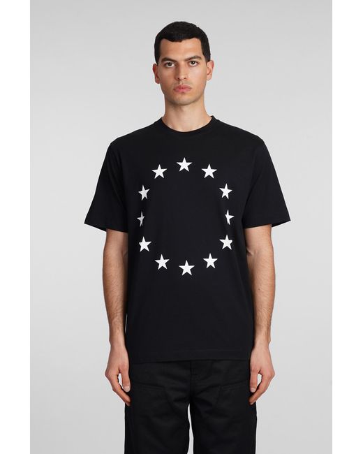 T-Shirt in Cotone Nero di Etudes Studio in Black da Uomo