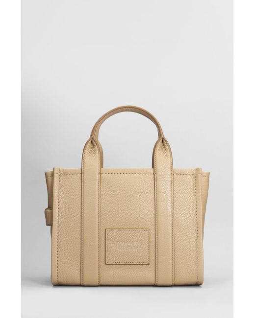 Marc Jacobs Natural The Small Tote Tote In Camel Leather
