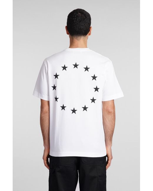 T-Shirt in Cotone Bianco di Etudes Studio in White da Uomo