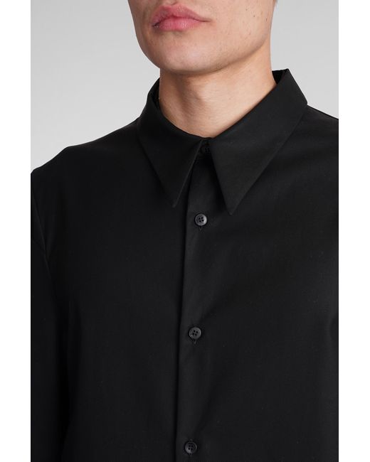 Cappotto N151 in Cotone Nero di SAPIO in Black da Uomo