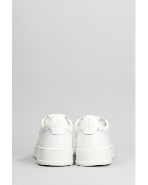 Sneakers Medalist low in Pelle Bianca di Autry x Deliberti in White