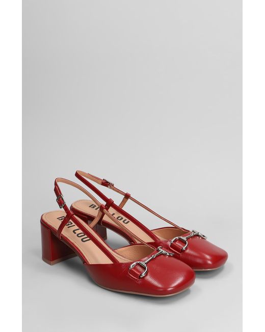 Bibi Lou Ashe 60 Pumps In Red Leather