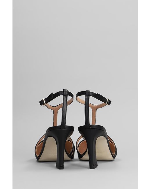 Decollete in Pelle Nera di Isabel Ferranti in Black