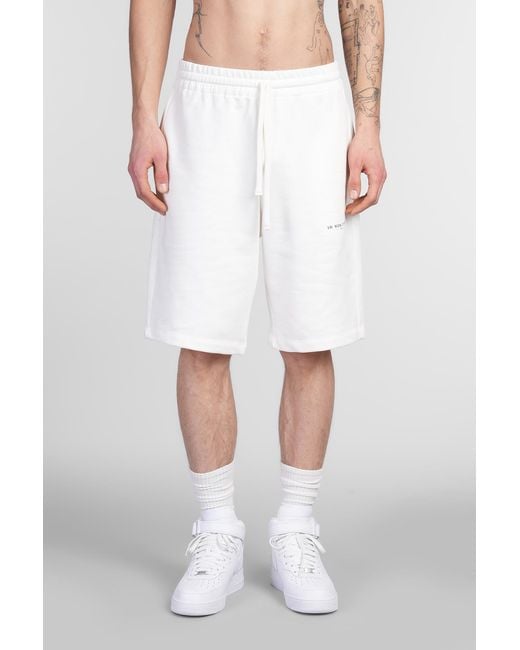Shorts in Cotone Bianco di Ih Nom Uh Nit in White da Uomo