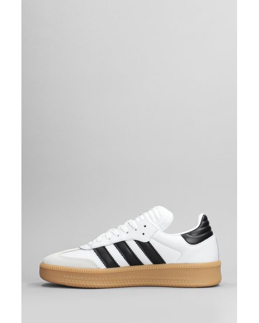 Adidas Samba Xlg Sneakers In White Leather for men
