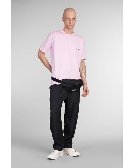 T-Shirt in Cotone Rosa di Comme des Garçons in White da Uomo