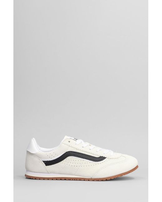 Vans White Super Lowpro Sneakers
