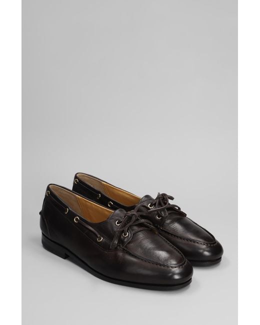 Mocassini Pathy in Pelle Marrone di Bally in Gray da Uomo