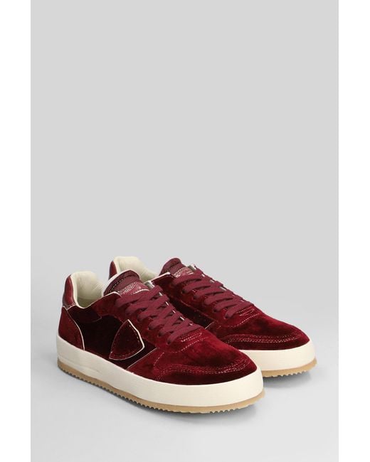 Philippe Model Brown Nice Low Sneakers