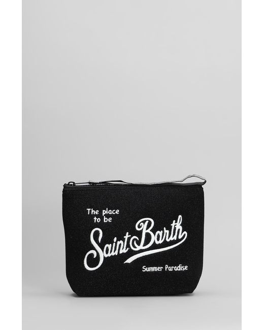 Pochette Aline in Poliestere Nera di Mc2 Saint Barth in Black
