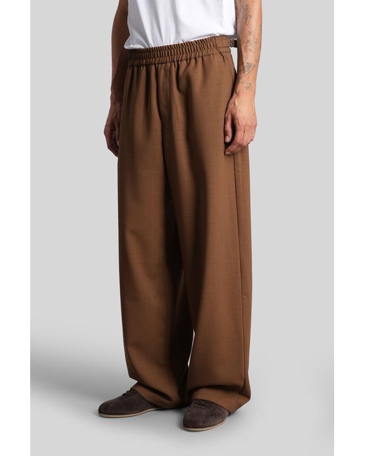 AMI Brown Pants for men