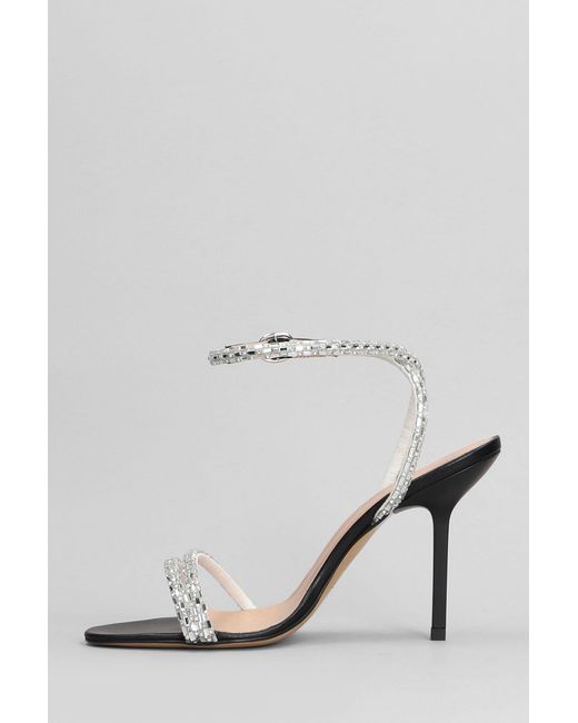 Marc Ellis Azha Sandals In Black Leather