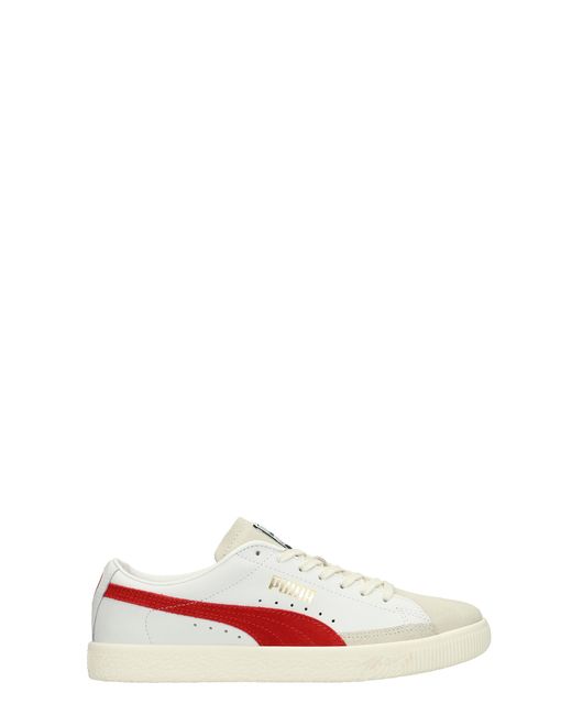 PUMA Basket Vtg Sneakers In White Suede And Leather for Men | Lyst