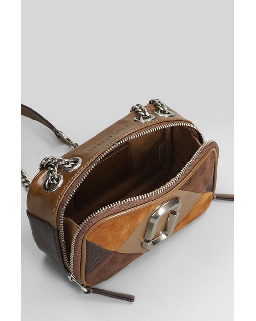 Marc Jacobs The Softshot Shoulder Bag In Brown Leather