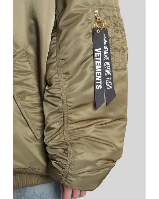Vetements Green Bomber Jacket