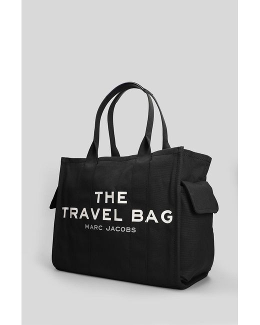 Marc Jacobs The Travel Tote Tote In Black Cotton