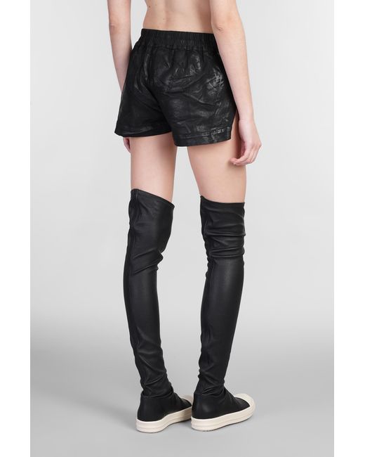 Shorts Fog boxers in Cotone Nero di Rick Owens in Black