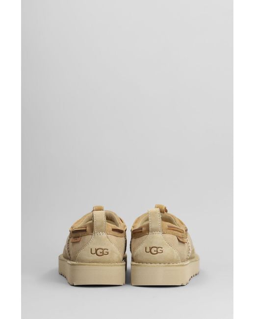 Mocassini Tasman Crafted in Camoscio Beige di Ugg in Natural