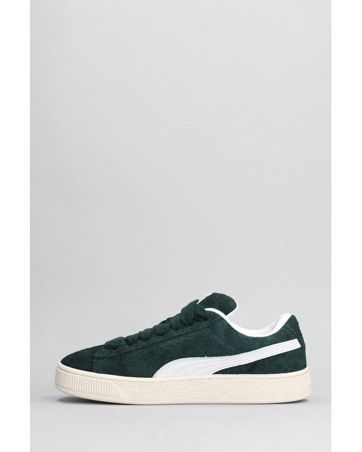 PUMA Suede Xl Sneakers In Green Suede for men