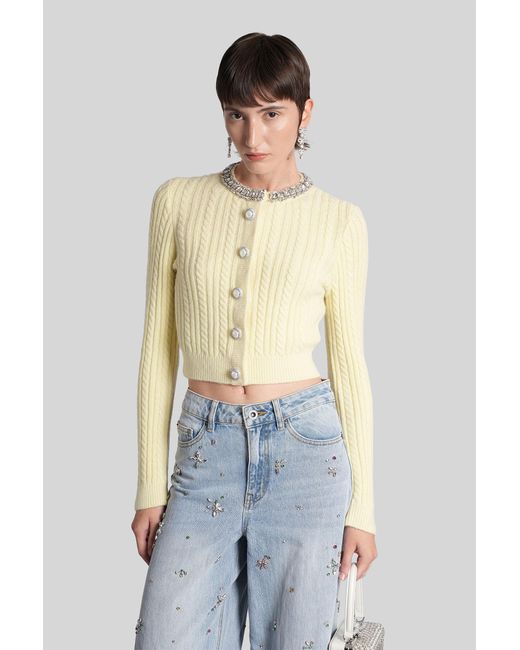 Cardigans di Self-Portrait in Yellow