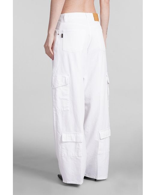 Jeans Bethany in Cotone Bianco di Haikure in White
