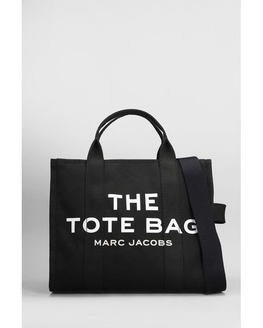 Marc Jacobs The Medium Tote Tote In Black Cotton