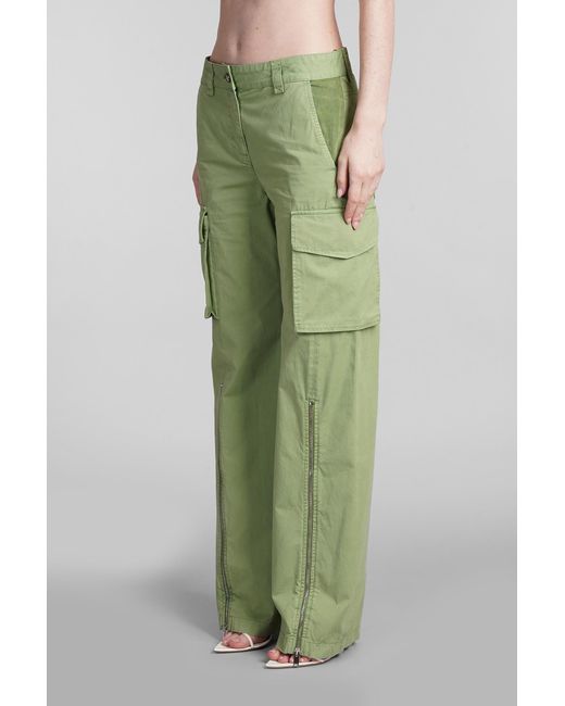 Pantalone in Cotone Verde di Stella McCartney in Green