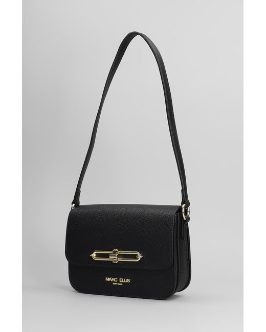 Borsa a spalla Agatea in ecopelle Nera di Marc Ellis in Black