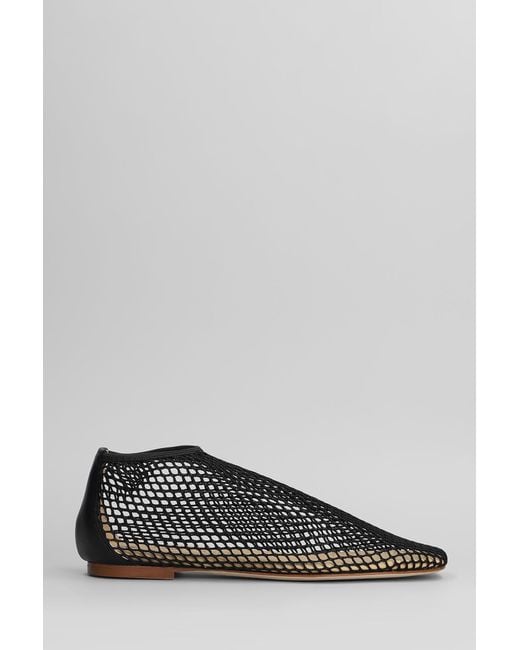 Ballerine in Pelle Nera di Fabio Rusconi in Gray
