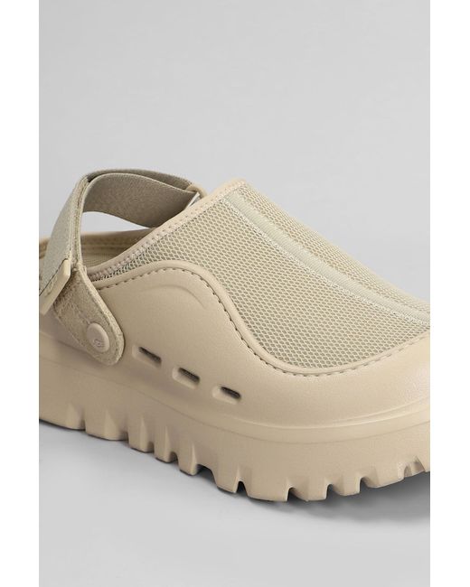 Slipper-Mule Peakmod in Gomma Beige di Ugg in Natural da Uomo