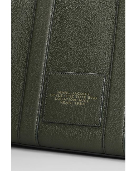 Marc Jacobs The Medium Tote Tote In Green Leather