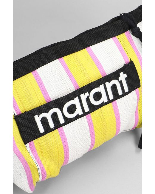 Isabel Marant Powden Clutch In Multicolor Nylon